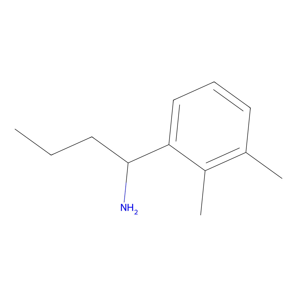(R)-1-(2,3-Dimethylphenyl)butan-1-amine molecular structure, CAS 1213385-25-1