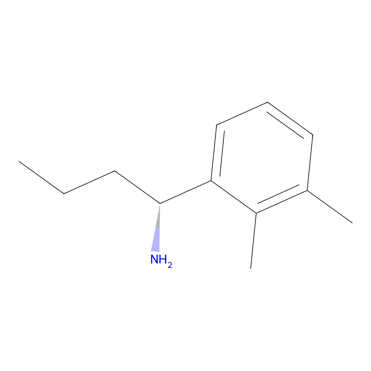 (R)-1-(2,3-Dimethylphenyl)butan-1-amine molecular structure, CAS 1213385-25-1