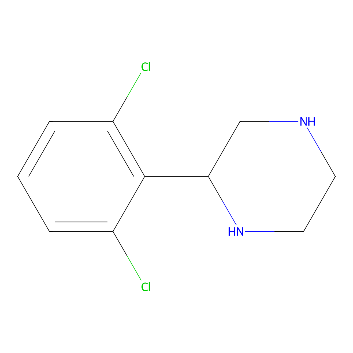(S)-2-(2,6-Dichlorophenyl)piperazine molecular structure, CAS 1213395-85-7