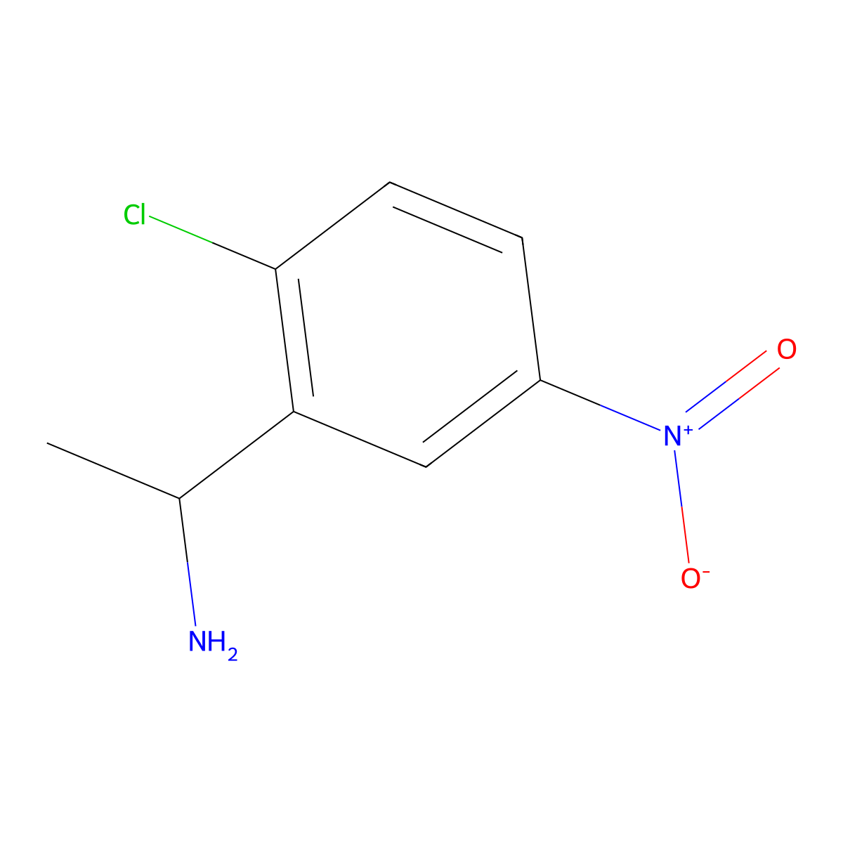 (1s)-1-(2-Chloro-5-nitrophenyl)ethan-1-amine molecular structure, CAS 1213396-05-4