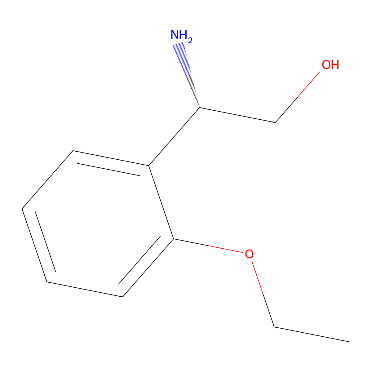 (2S)-2-Amino-2-(2-ethoxyphenyl)ethan-1-OL molecular structure, CAS 1213396-21-4
