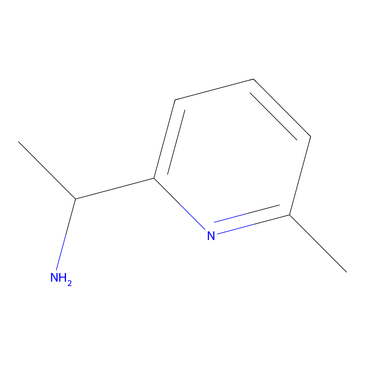 (1S)-1-(6-methylpyridin-2-yl)ethan-1-amine molecular structure, CAS 1213399-01-9