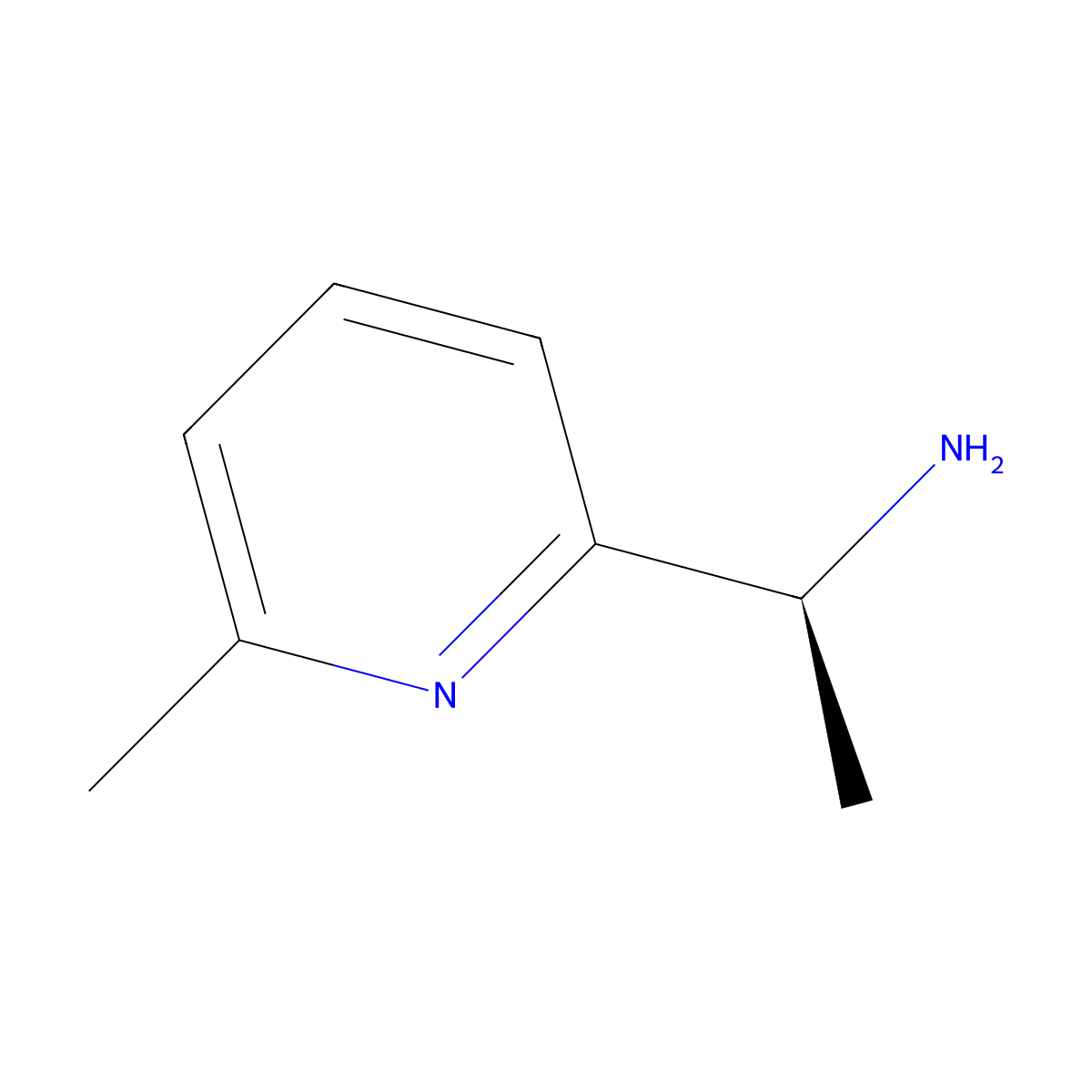 (1S)-1-(6-methylpyridin-2-yl)ethan-1-amine molecular structure, CAS 1213399-01-9