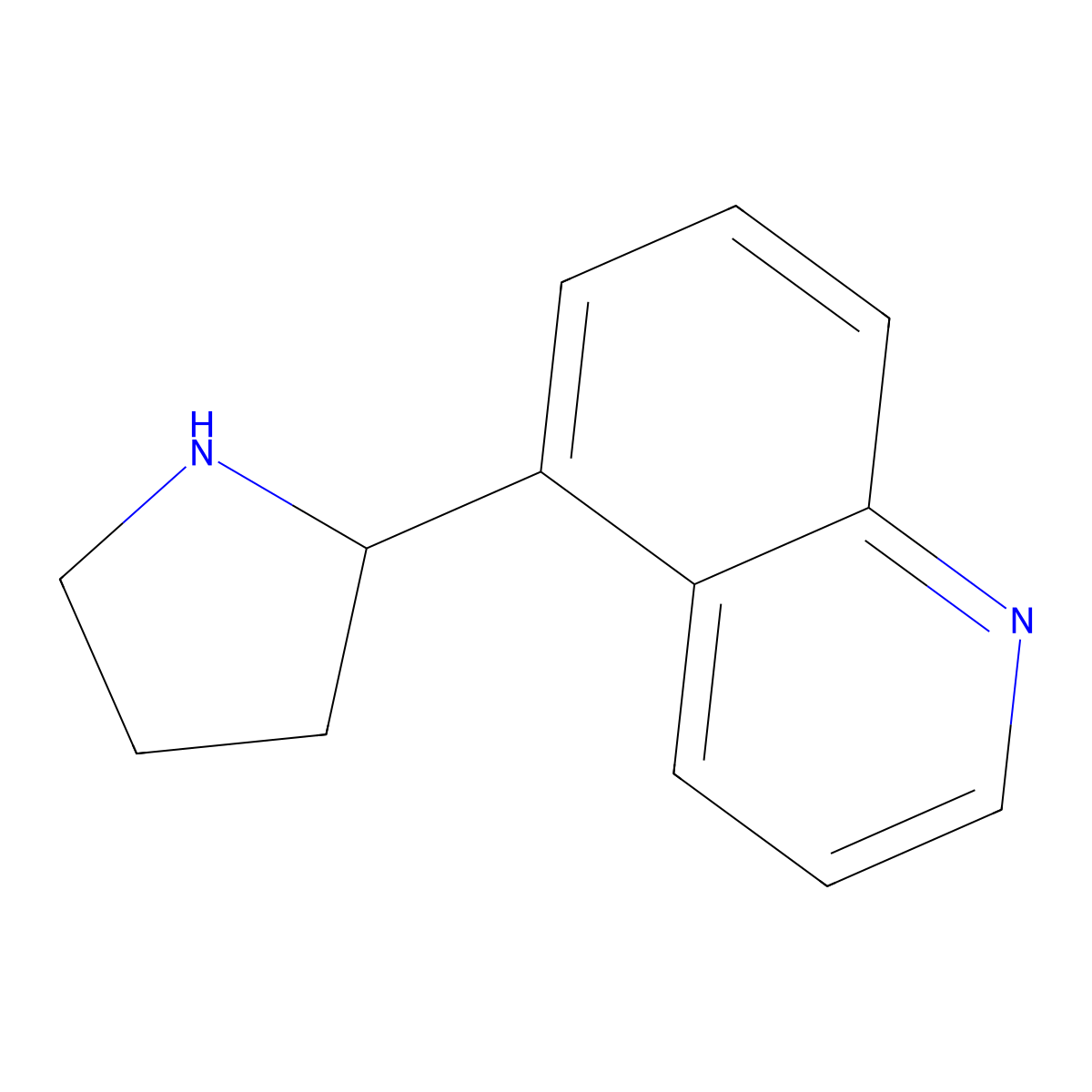 (S)-5-(Pyrrolidin-2-yl)quinoline molecular structure, CAS 1213406-88-2