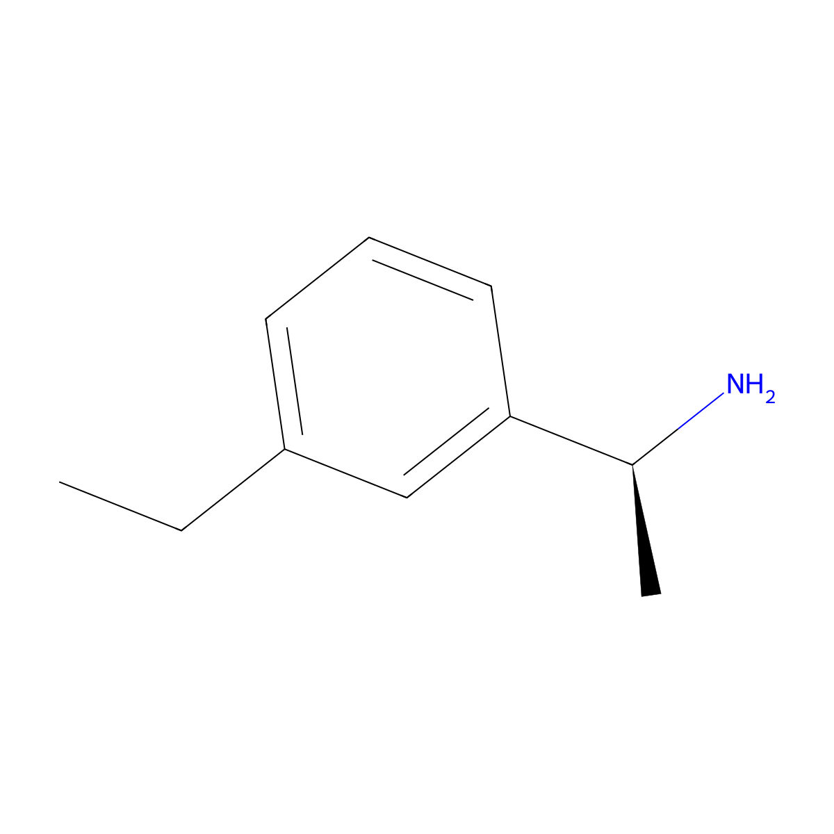 (S)-1-(3-Ethylphenyl)ethan-1-amine molecular structure, CAS 1213418-30-4