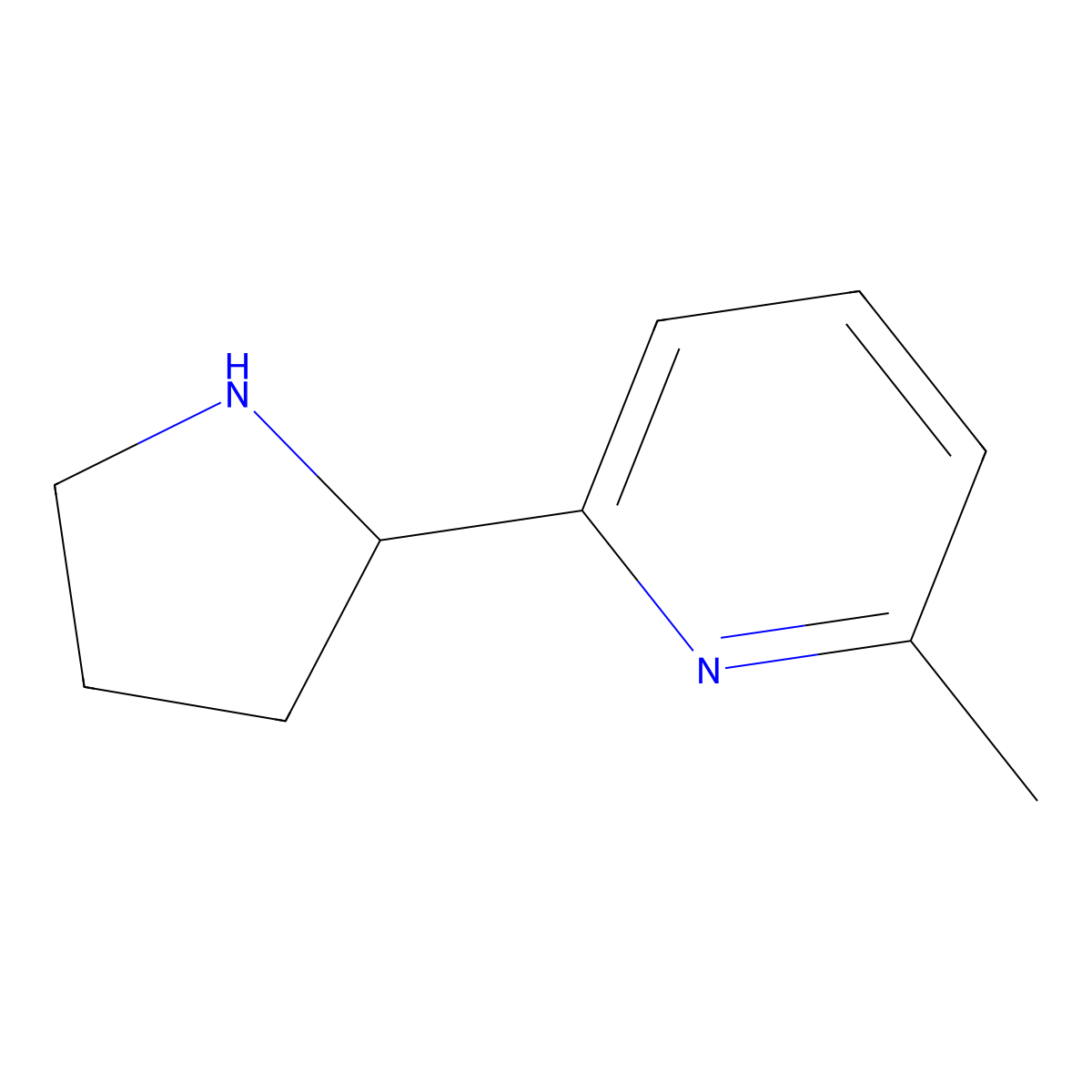 (S)-2-methyl-6-(pyrrolidin-2-yl)pyridine molecular structure, CAS 1213442-21-7