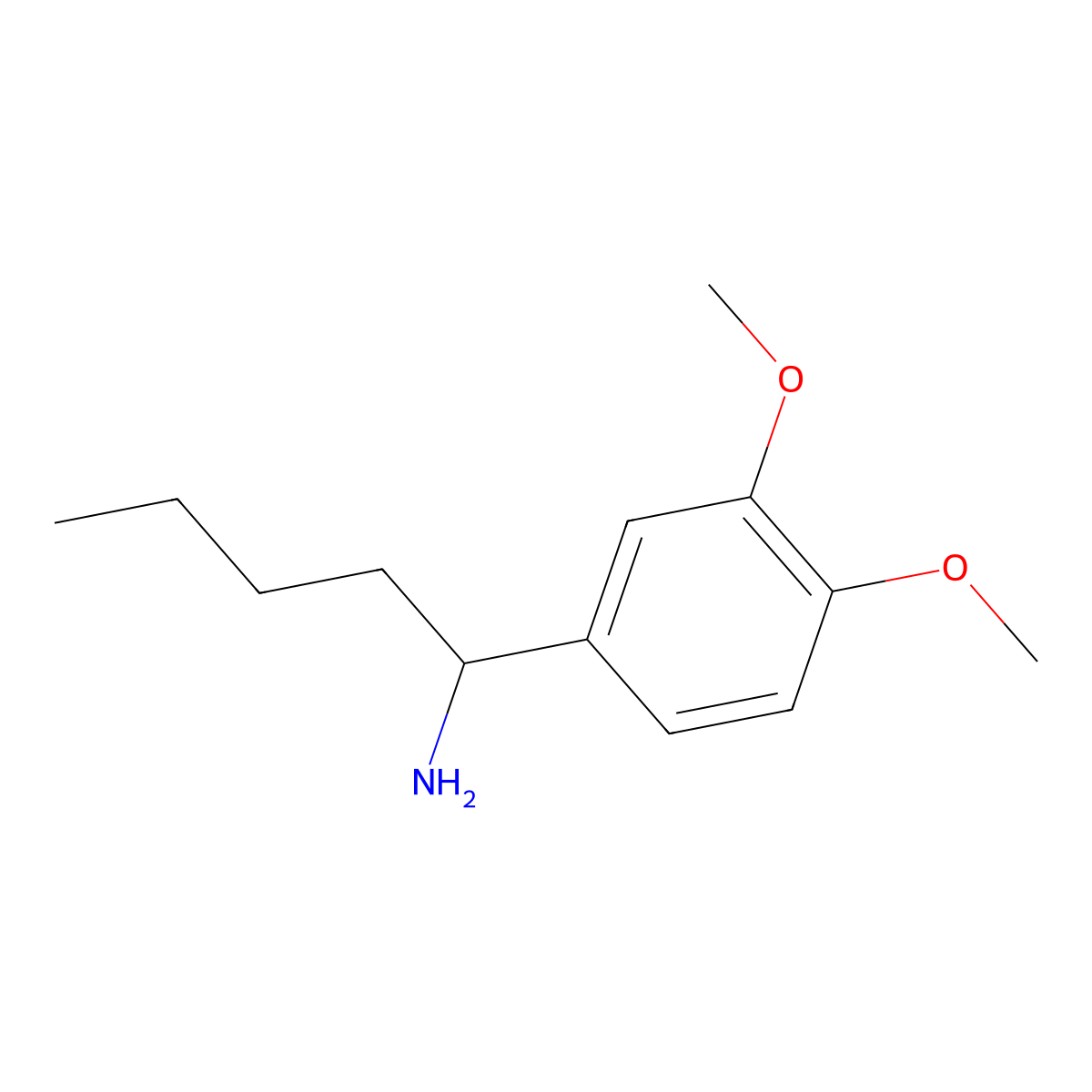 (S)-1-(3,4-Dimethoxyphenyl)pentan-1-amine molecular structure, CAS 1213442-85-3