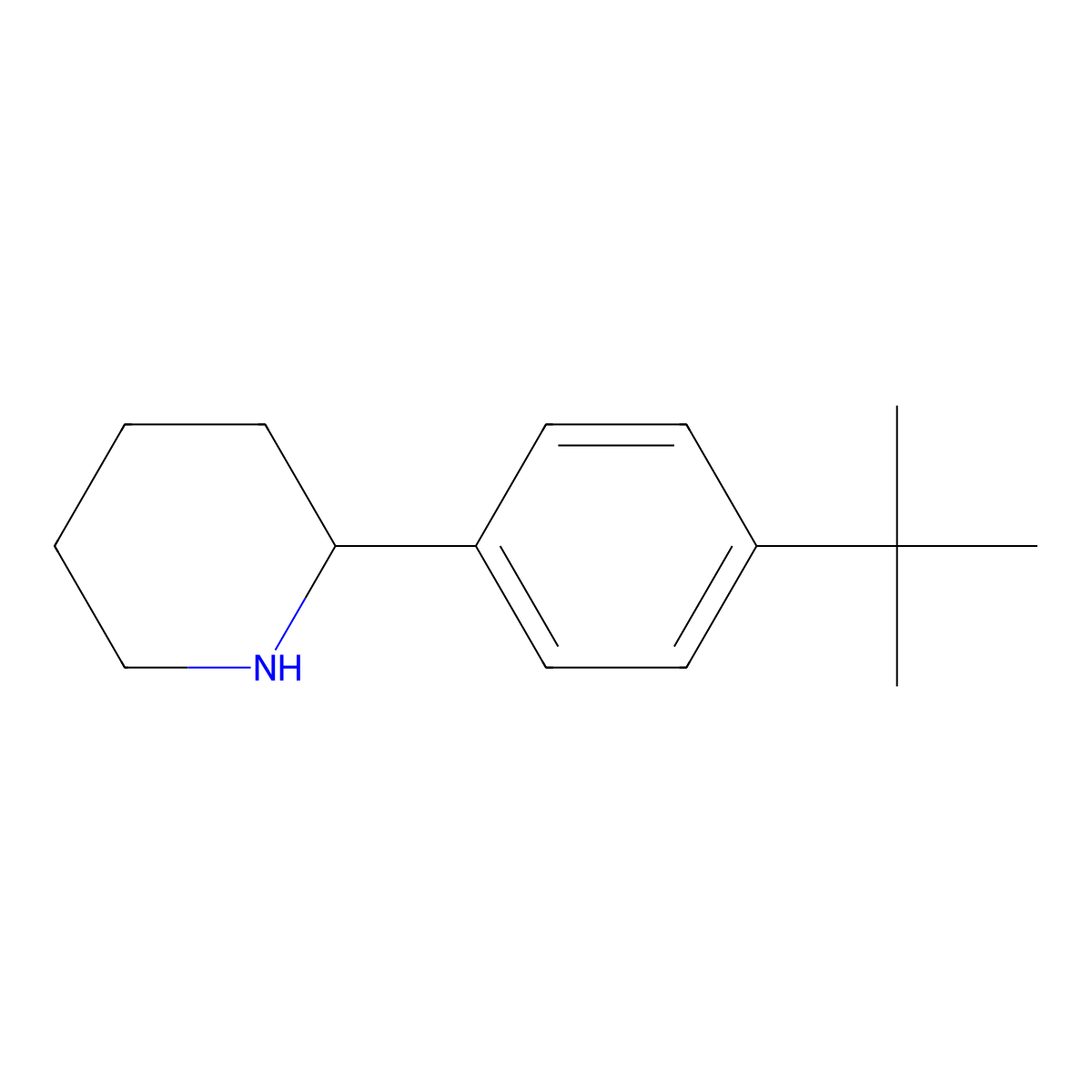 (R)-2-(4-(tert-Butyl)phenyl)piperidine molecular structure, CAS 1213459-64-3
