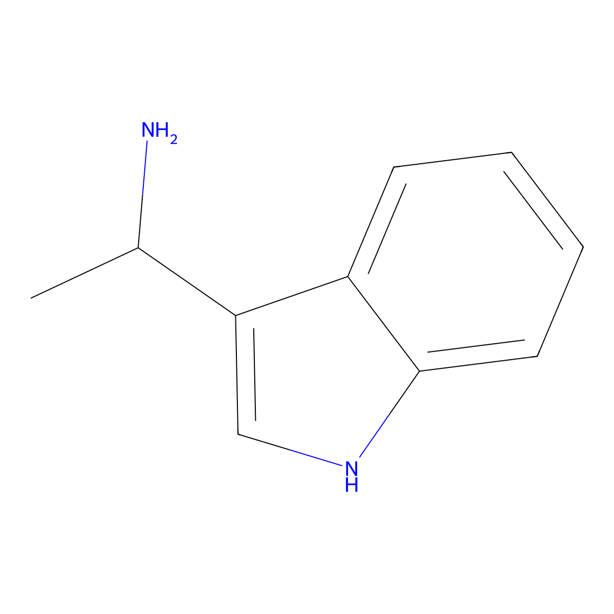 (1S)-1-(1H-indol-3-yl)ethan-1-amine molecular structure, CAS 1213465-22-5