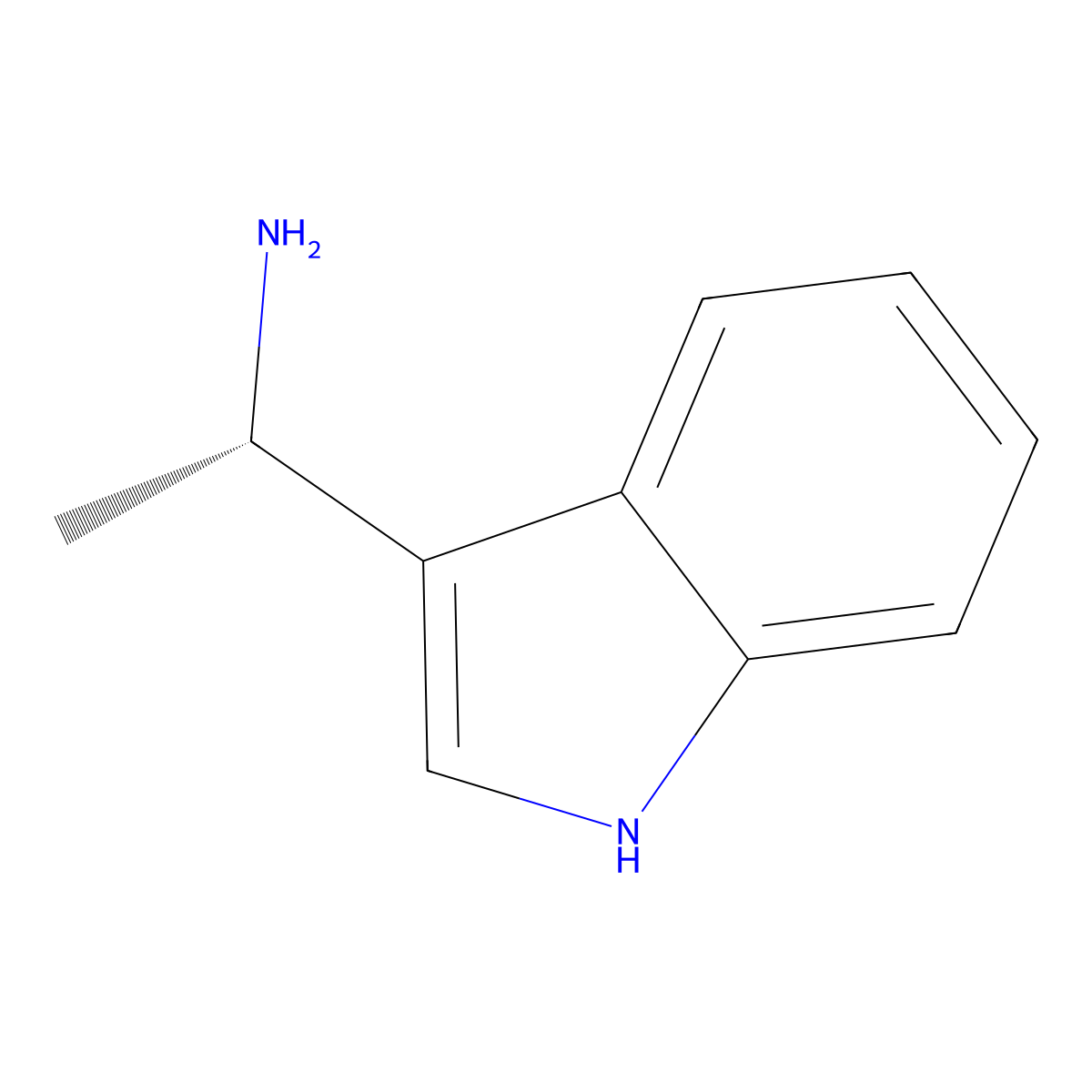 (1S)-1-(1H-indol-3-yl)ethan-1-amine molecular structure, CAS 1213465-22-5
