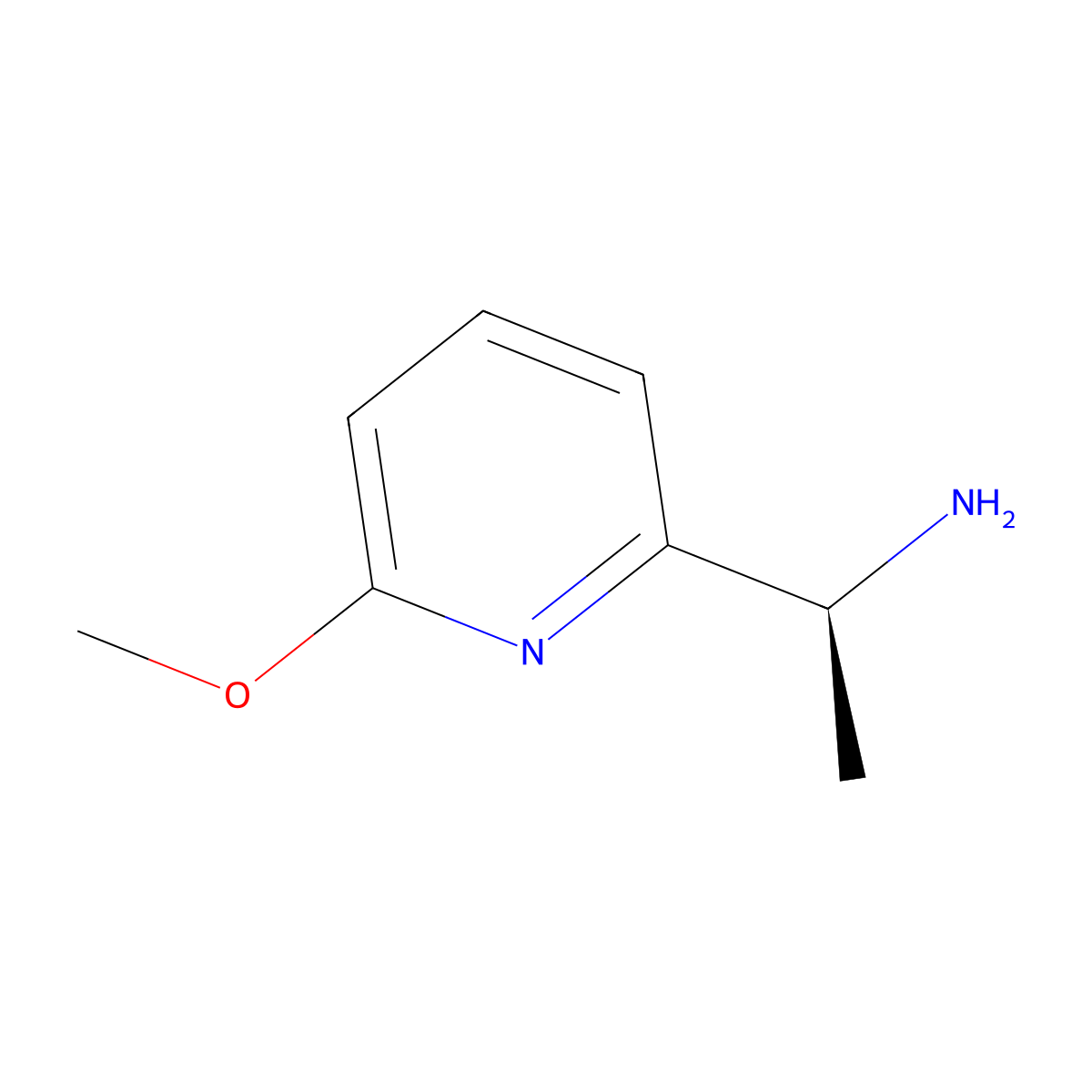 (s)-1-(6-Methoxypyridin-2-yl)ethanamine molecular structure, CAS 1213469-14-7