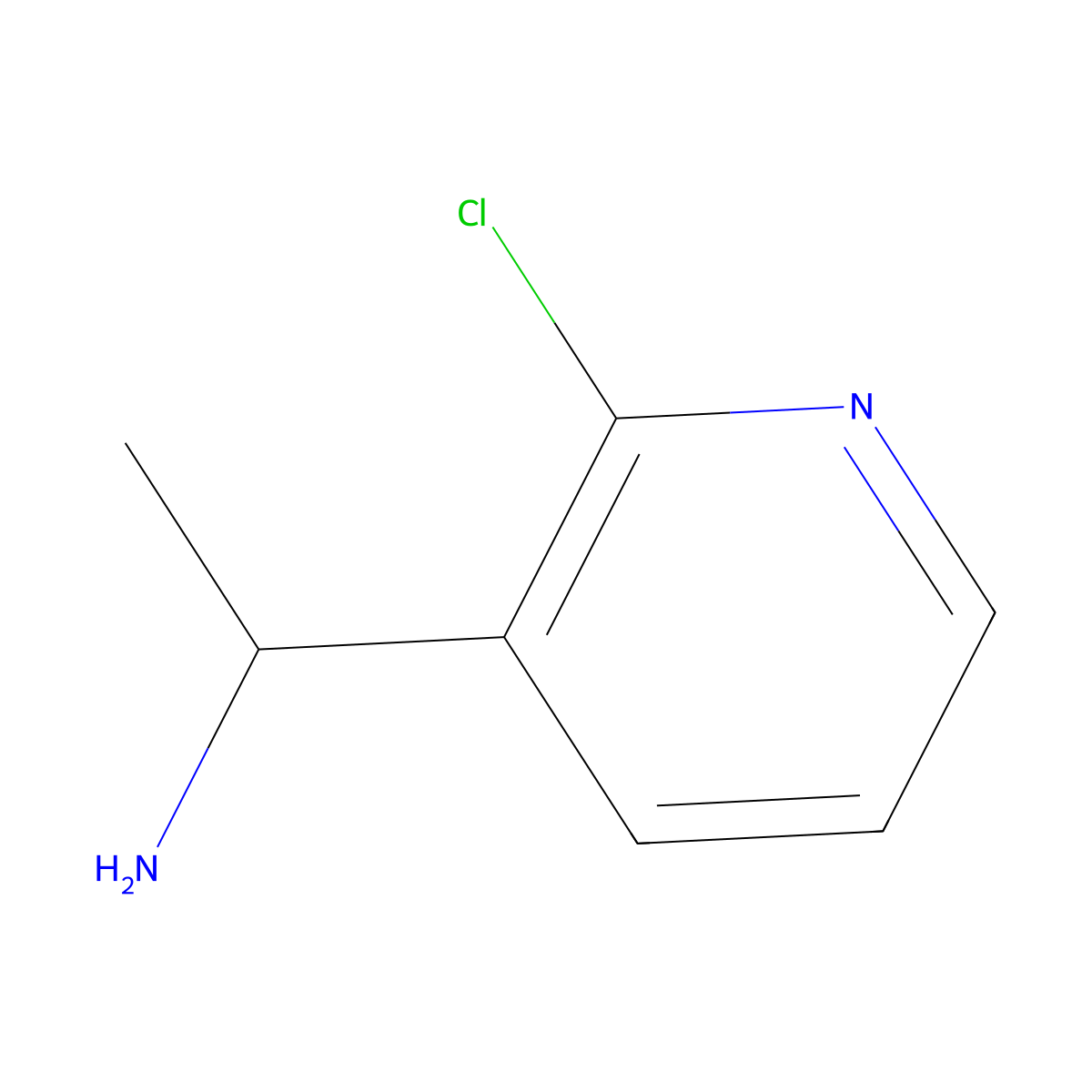 (1s)-1-(2-Chloropyridin-3-yl)ethan-1-amine molecular structure, CAS 1213472-14-0