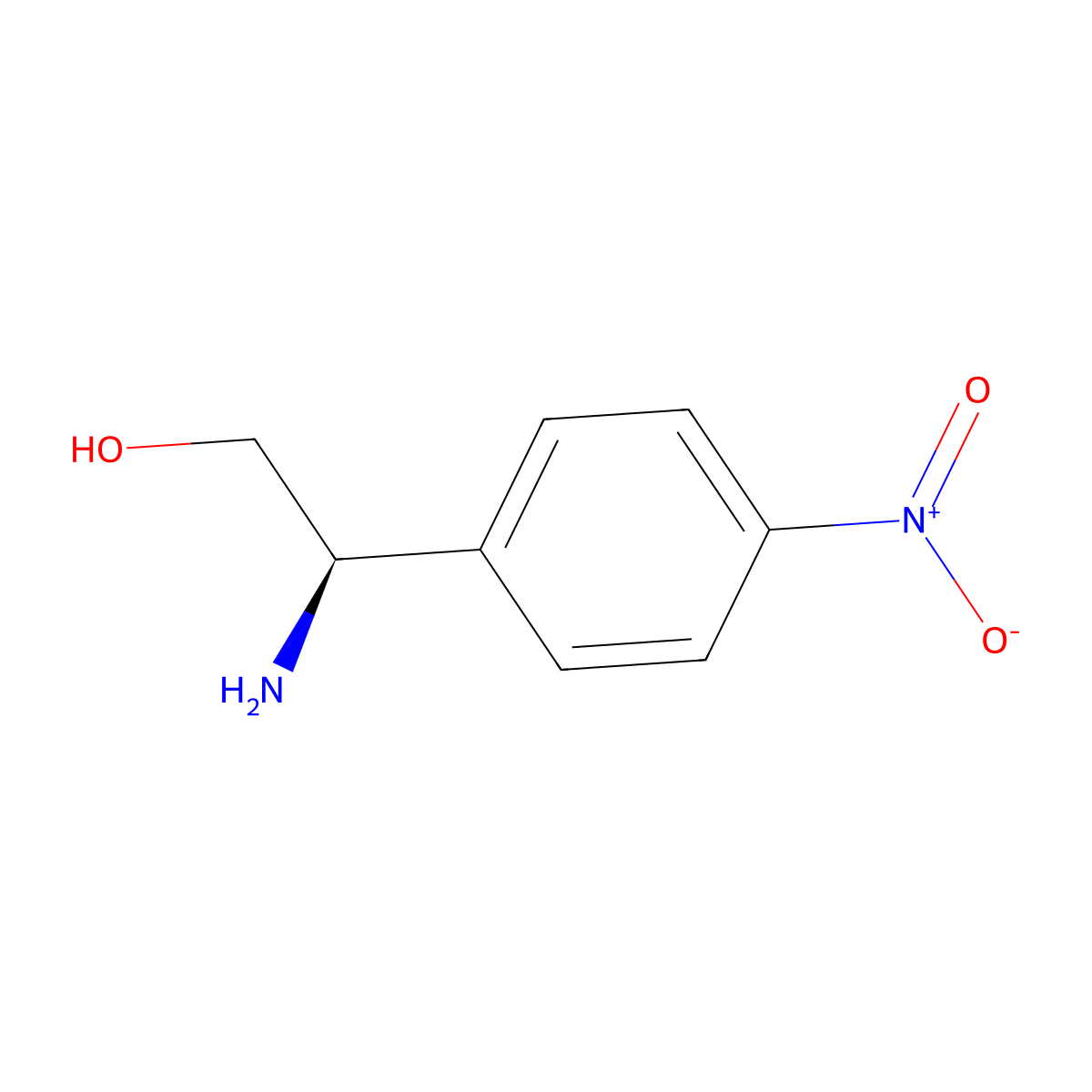 (2R)-2-Amino-2-(4-nitrophenyl)ethan-1-OL molecular structure, CAS 1213473-31-4