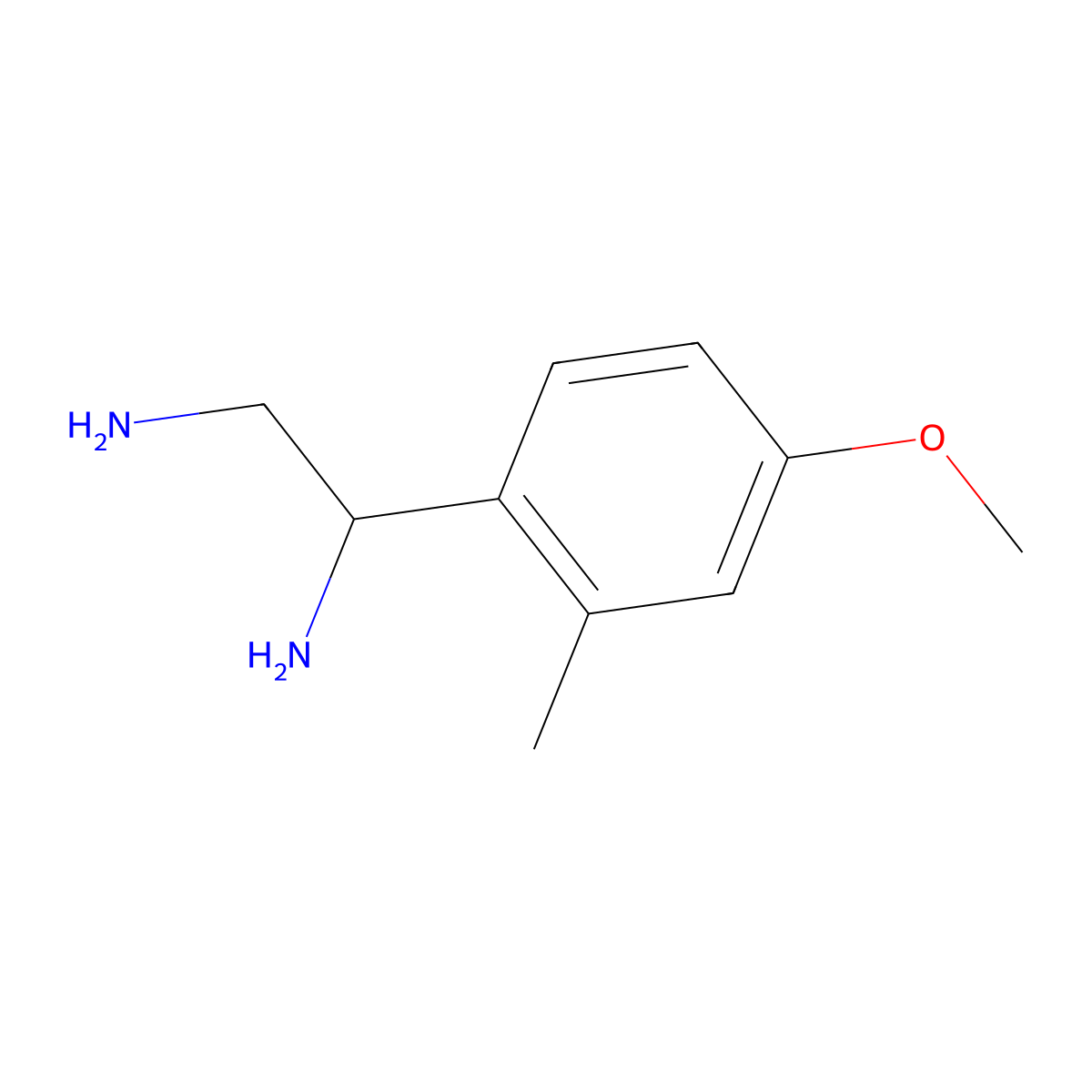 (1R)-1-(4-Methoxy-2-methylphenyl)ethane-1,2-diamine molecular structure, CAS 1213480-79-5