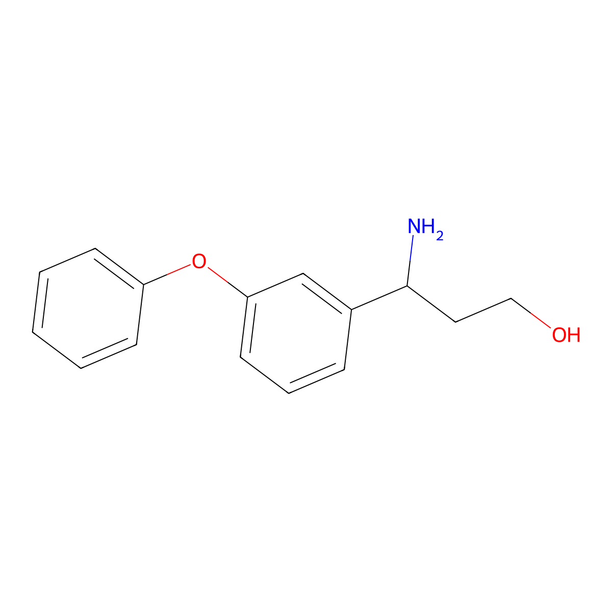 (3R)-3-amino-3-(3-phenoxyphenyl)propan-1-ol molecular structure, CAS 1213481-27-6