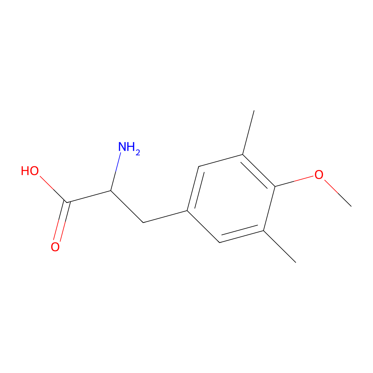 (2S)-2-amino-3-(4-methoxy-3,5-dimethylphenyl)propanoic acid molecular structure, CAS 1213483-82-9