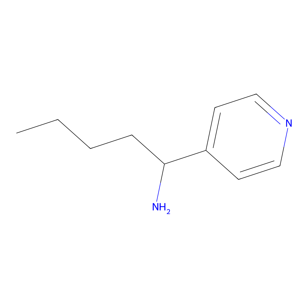 (S)-1-(Pyridin-4-yl)pentan-1-amine molecular structure, CAS 1213516-91-6
