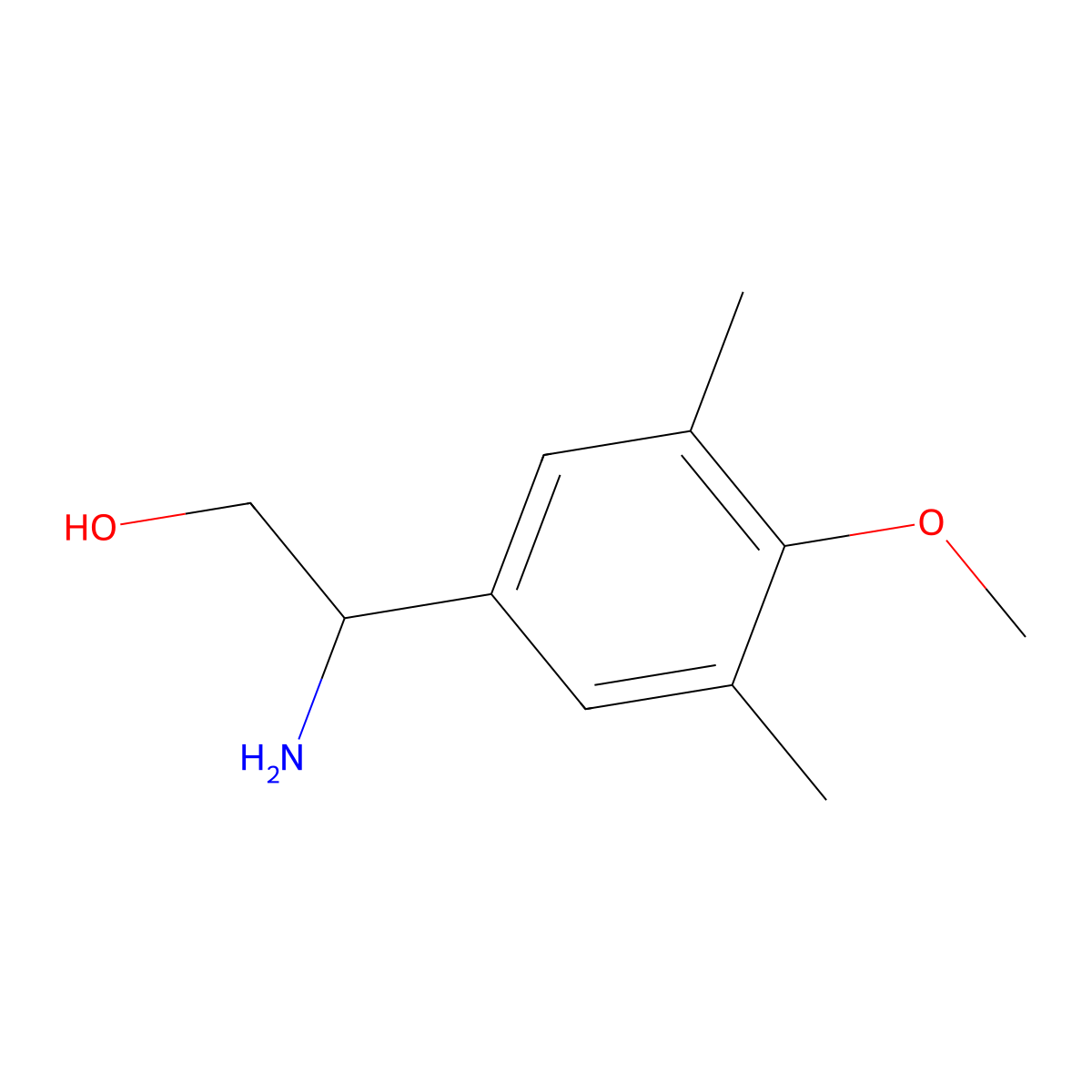 (2R)-2-Amino-2-(4-methoxy-3,5-dimethylphenyl)ethan-1-OL molecular structure, CAS 1213528-19-8