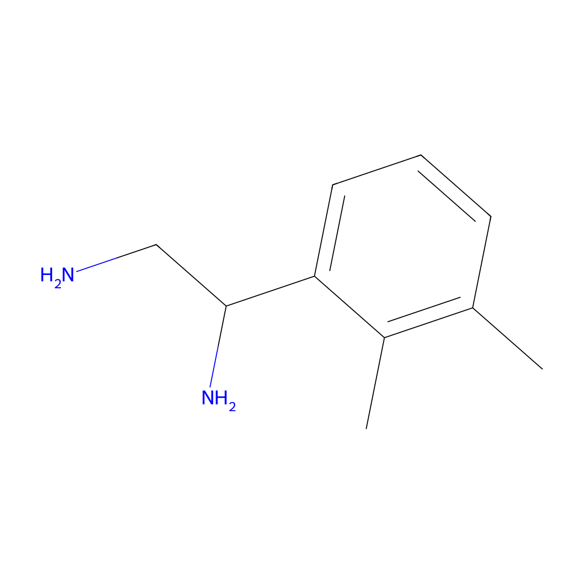 (1R)-1-(2,3-Dimethylphenyl)ethane-1,2-diamine molecular structure, CAS 1213529-91-9