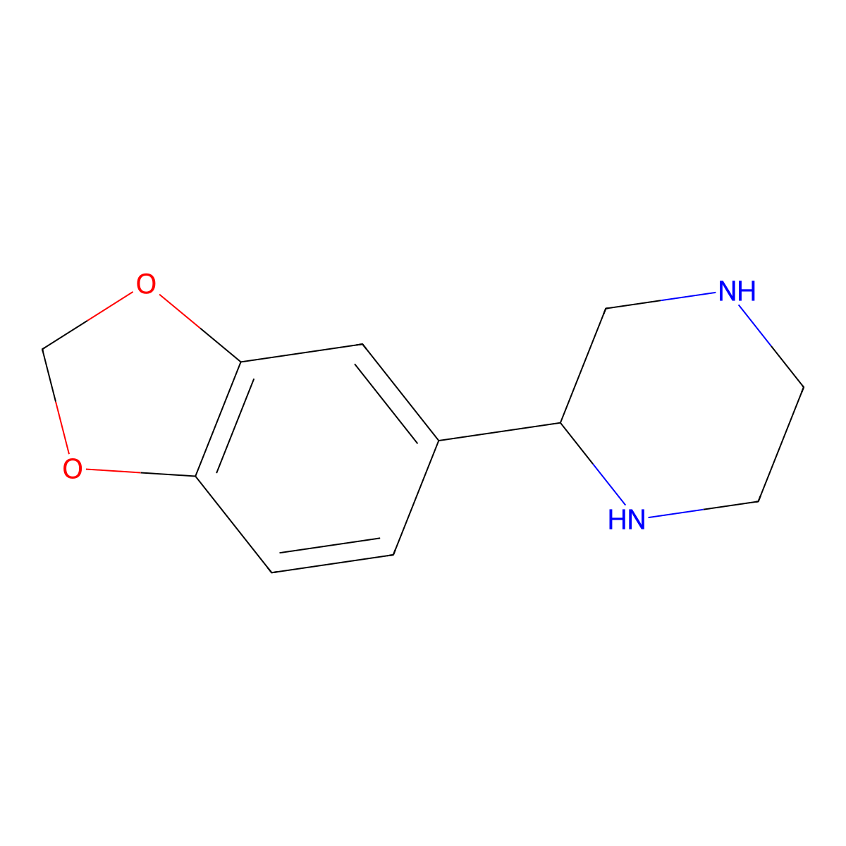 (R)-2-(Benzo[D][1,3]dioxol-5-YL)piperazine molecular structure, CAS 1213554-72-3
