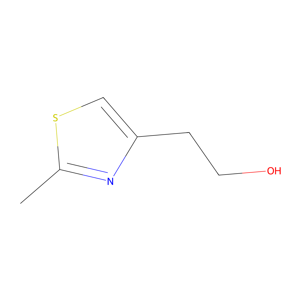 2-(2-Methyl-1,3-thiazol-4-yl)ethan-1-ol molecular structure, CAS 121357-04-8