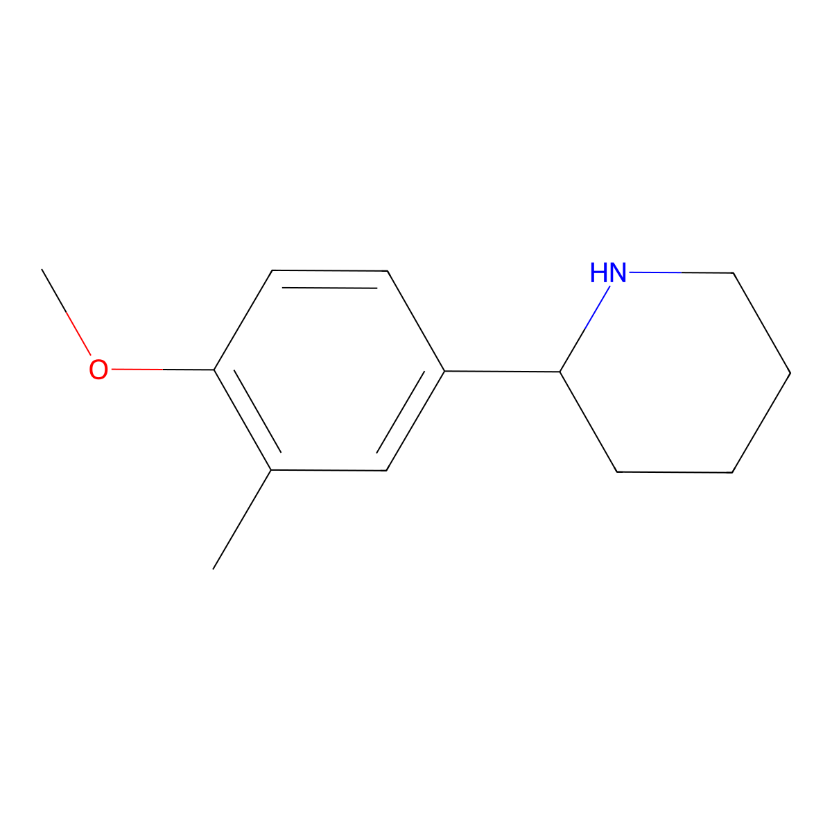 (S)-2-(4-Methoxy-3-methylphenyl)piperidine molecular structure, CAS 1213574-73-2