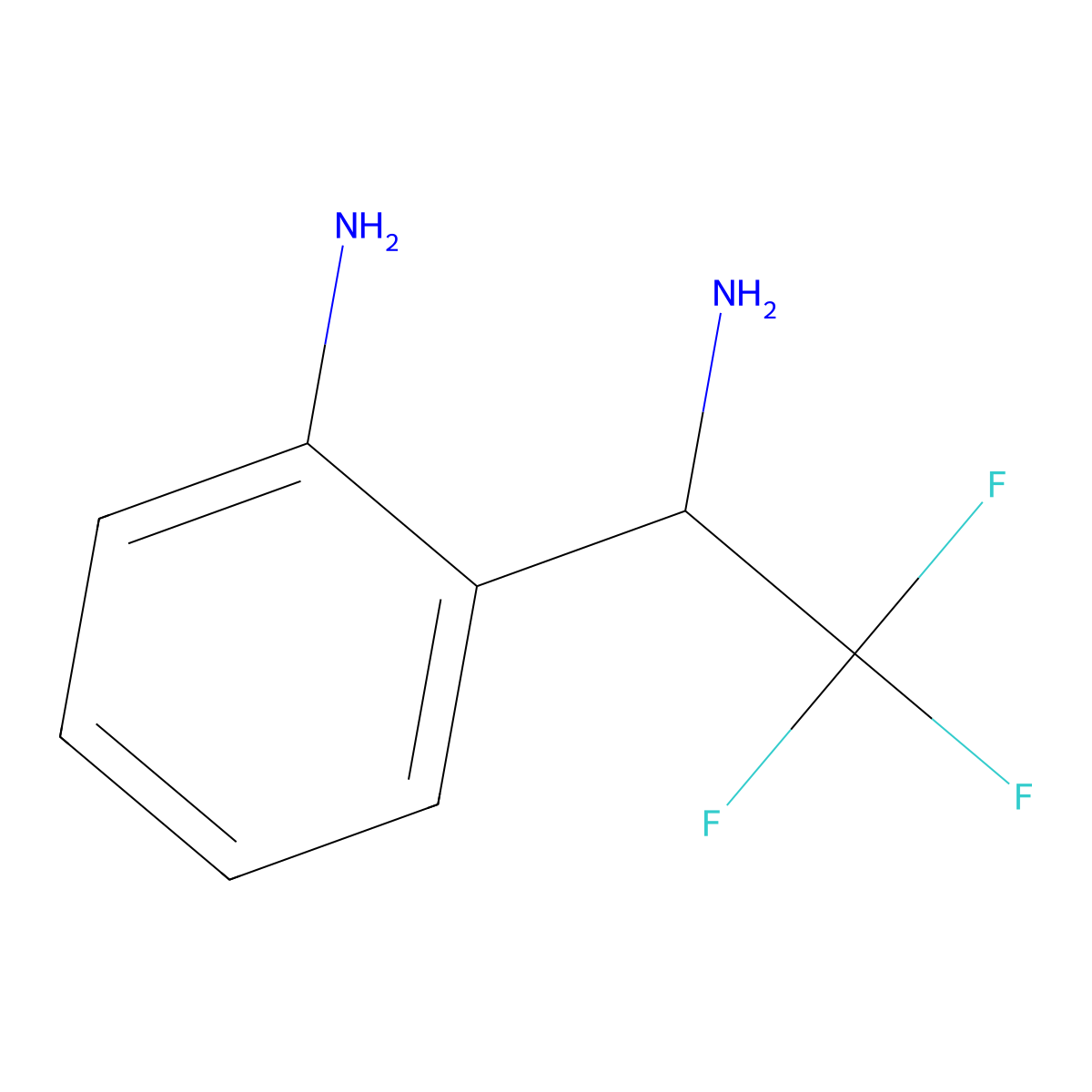 (S)-2-(1-Amino-2,2,2-trifluoroethyl)aniline molecular structure, CAS 1213574-79-8