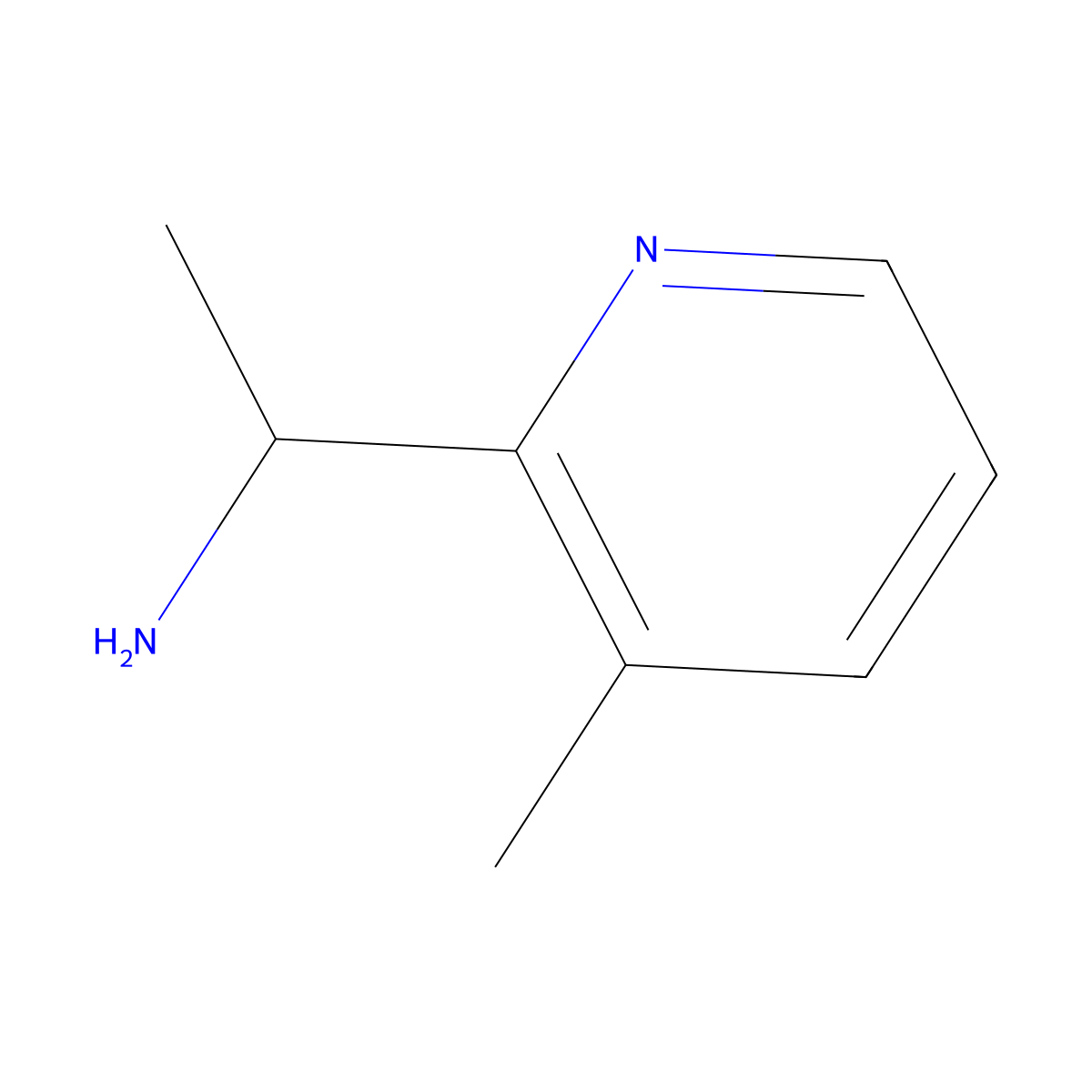 (S)-1-(3-Methylpyridin-2-yl)ethanamine molecular structure, CAS 1213584-74-7