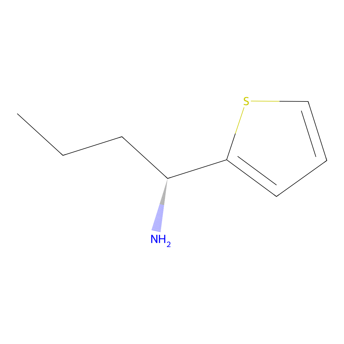 (R)-1-(Thiophen-2-yl)butan-1-amine molecular structure, CAS 1213586-78-7