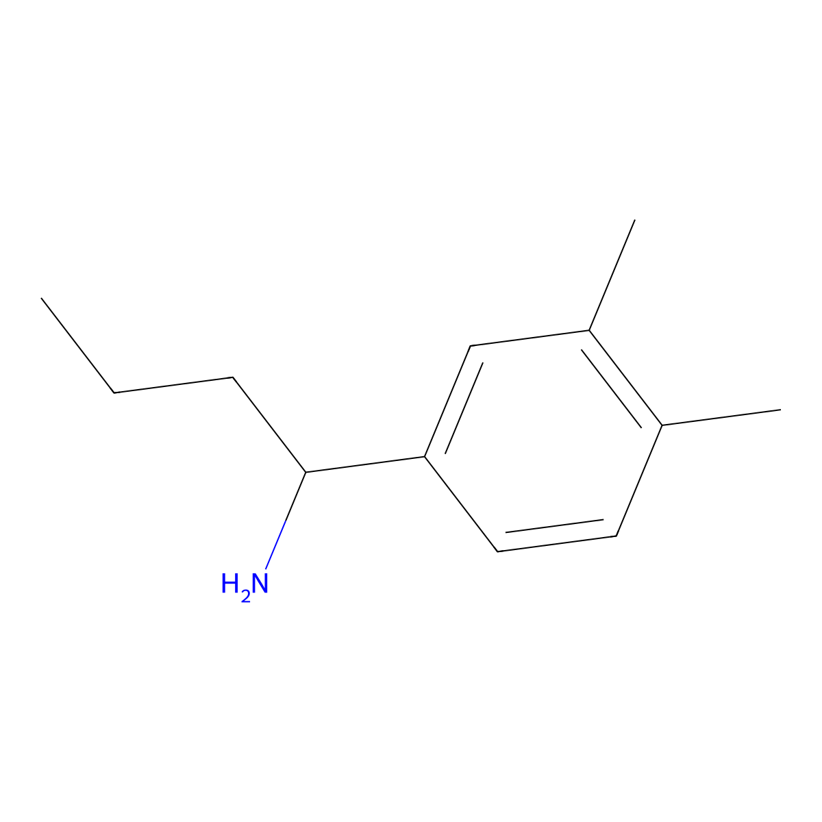 (R)-1-(3,4-Dimethylphenyl)butan-1-amine molecular structure, CAS 1213590-15-8