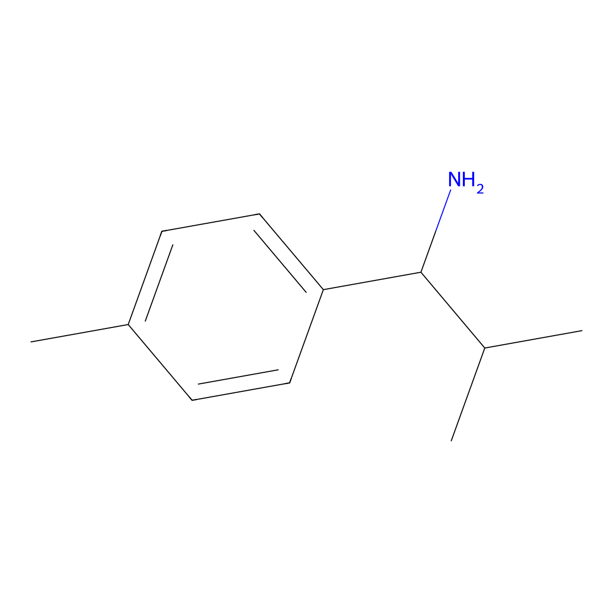 (R)-2-methyl-1-(p-tolyl)propan-1-amine molecular structure, CAS 1213611-38-1