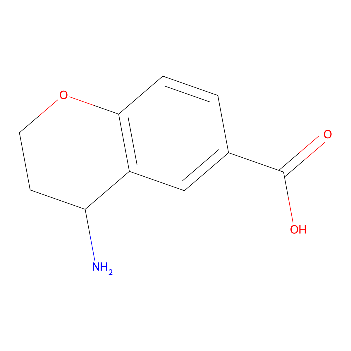 (S)-4-aminochromane-6-carboxylic acid hydrochloride molecular structure, CAS 1213636-12-4