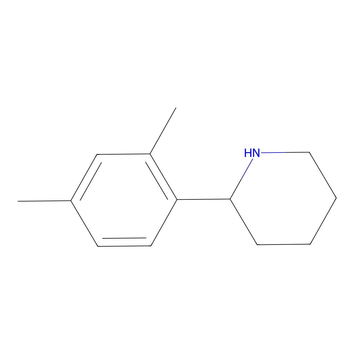 (R)-2-(2,4-Dimethylphenyl)piperidine molecular structure, CAS 1213636-47-5