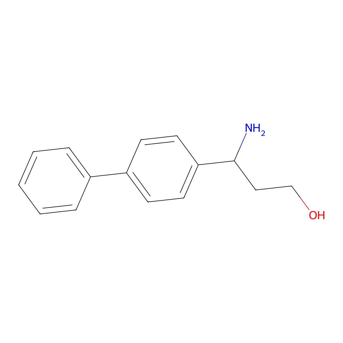 (3S)-3-Amino-3-(4-phenylphenyl)propan-1-OL molecular structure, CAS 1213659-47-2