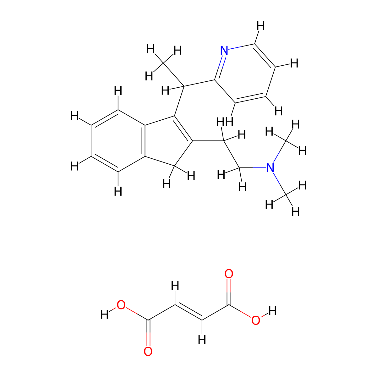 Fenistil molecular structure, CAS 121366-96-9