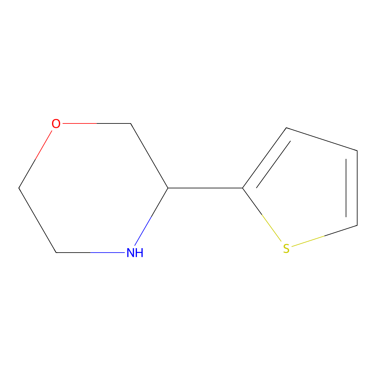 (S)-3-(Thiophen-2-yl)morpholine molecular structure, CAS 1213662-44-2