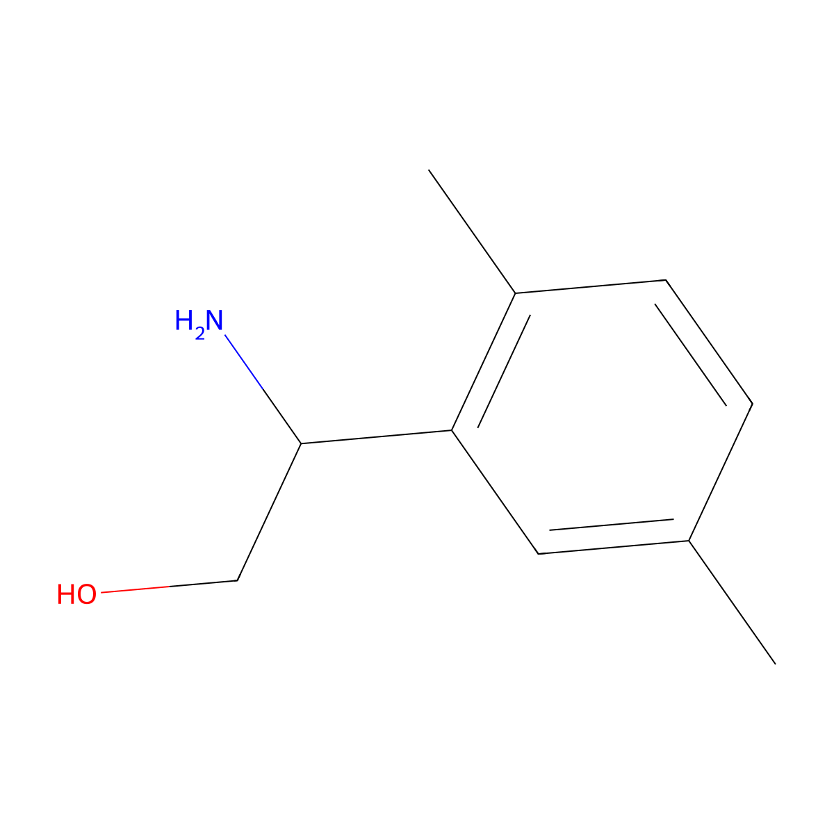 (S)-2-Amino-2-(2,5-dimethylphenyl)ethan-1-OL molecular structure, CAS 1213667-68-5