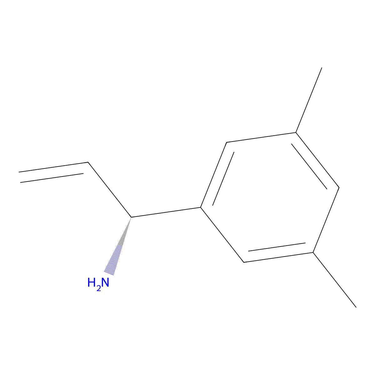(1R)-1-(3,5-Dimethylphenyl)prop-2-enylamine molecular structure, CAS 1213668-79-1