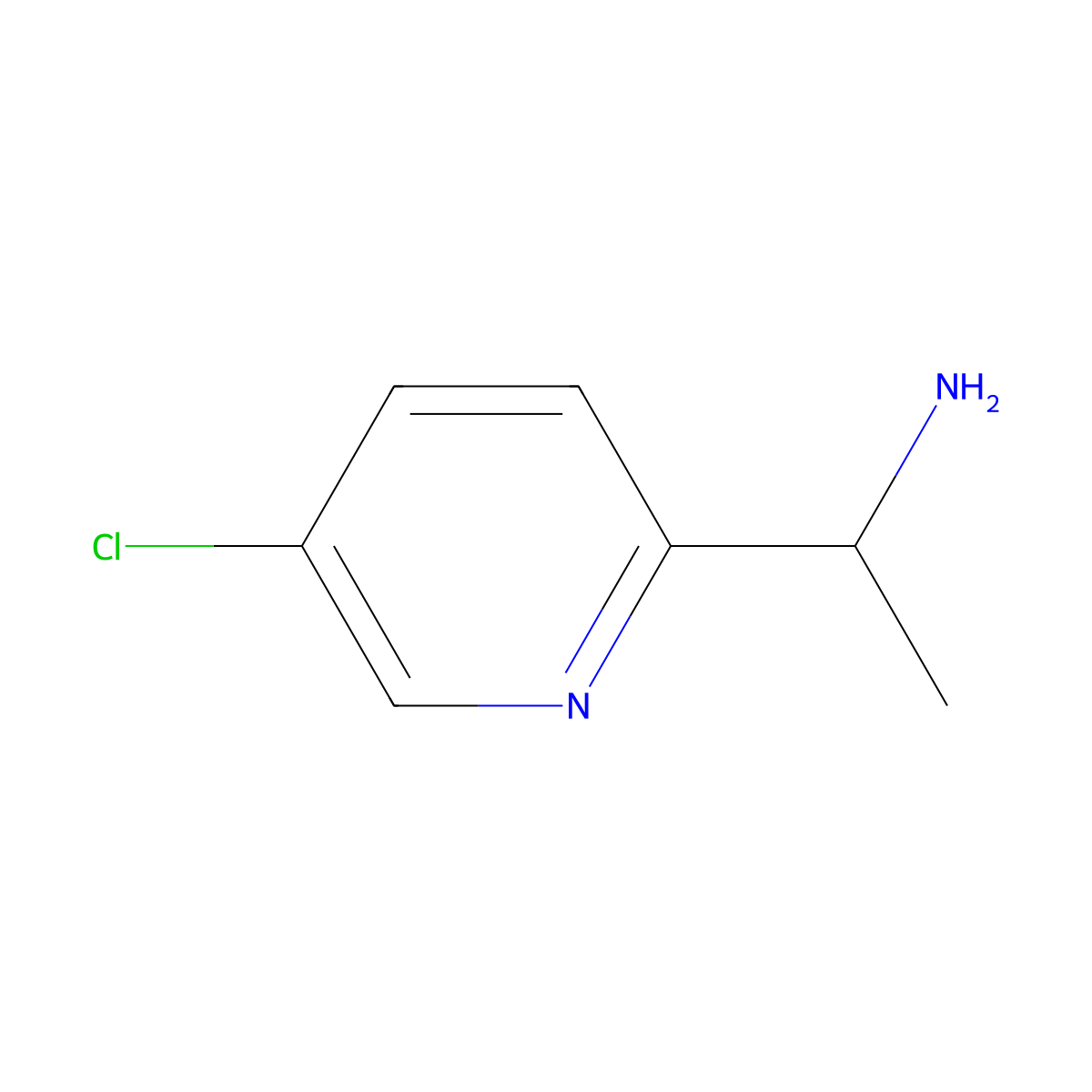 (R)-1-(5-Chloropyridin-2-yl)ethanamine molecular structure, CAS 1213689-17-8