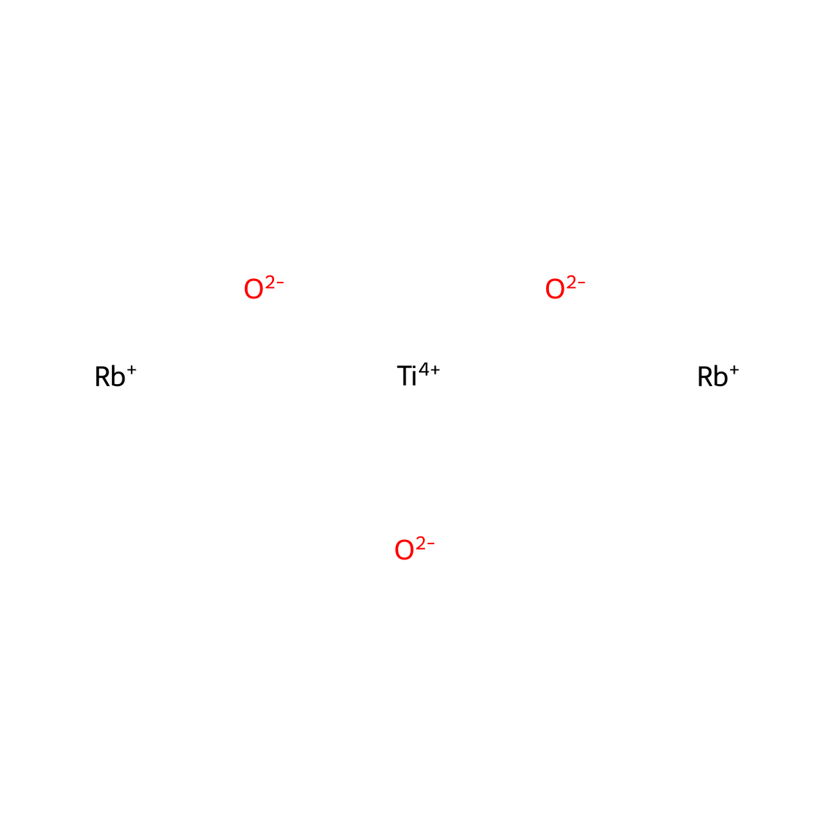Rubidium titanium oxide (Rb2TiO3) molecular structure, CAS 12137-34-7