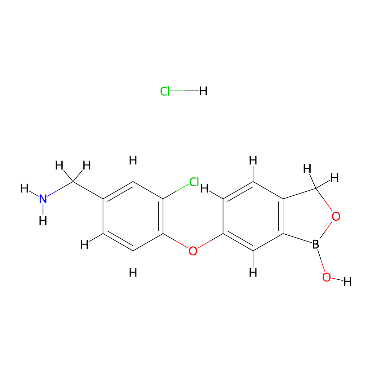 AN3485 Hydrochloride molecular structure, CAS 1213786-72-1