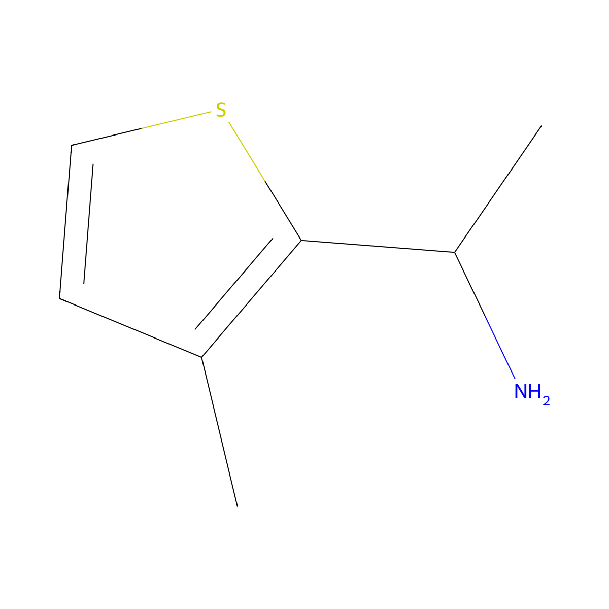 (1R)-1-(3-methylthiophen-2-yl)ethan-1-amine molecular structure, CAS 1213861-01-8