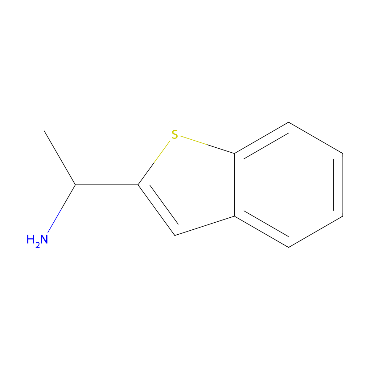 (S)-1-(benzo[b]thiophen-2-yl)ethanamine molecular structure, CAS 1213864-48-2