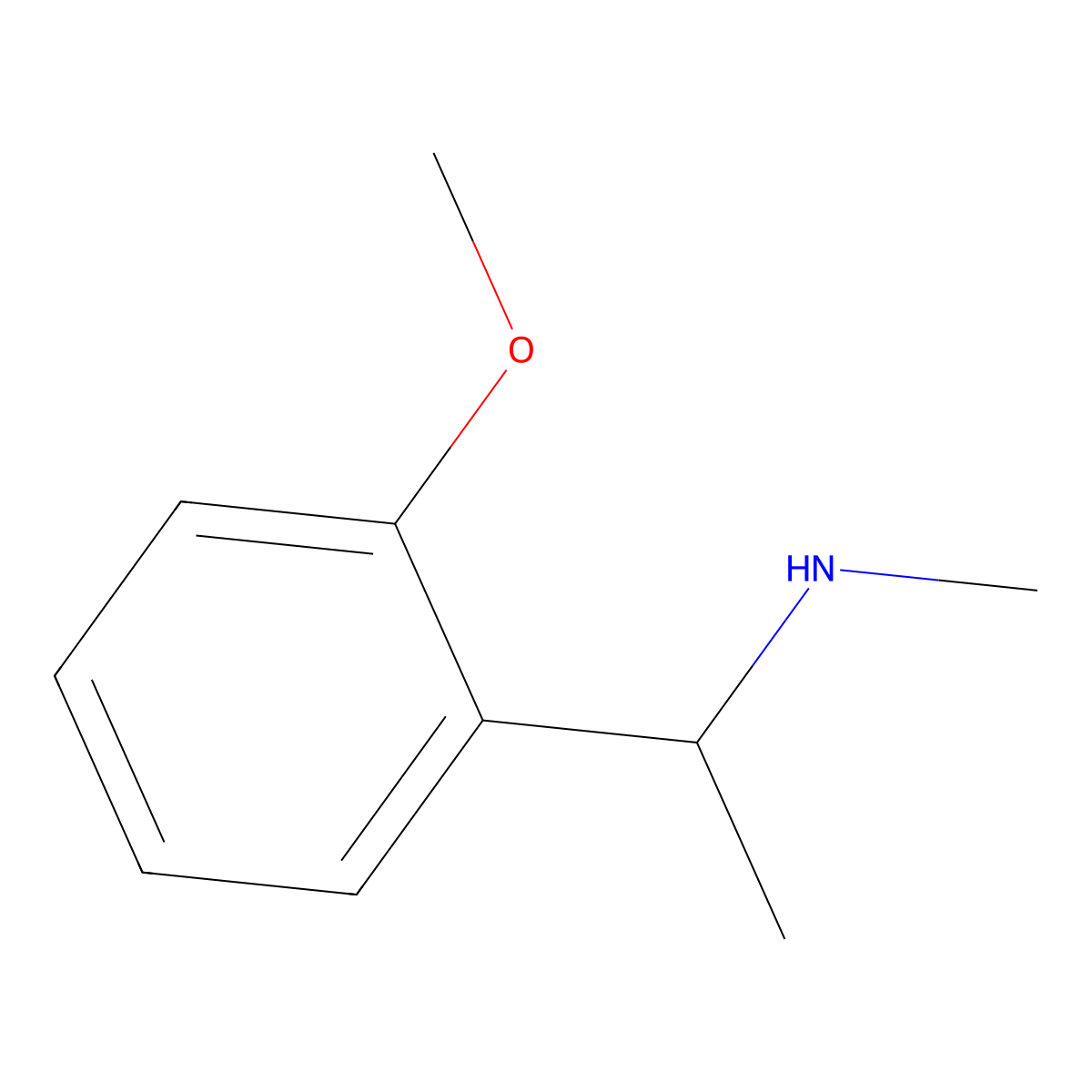 [(1R)-1-(2-Methoxyphenyl)ethyl](methyl)amine molecular structure, CAS 1213885-21-2