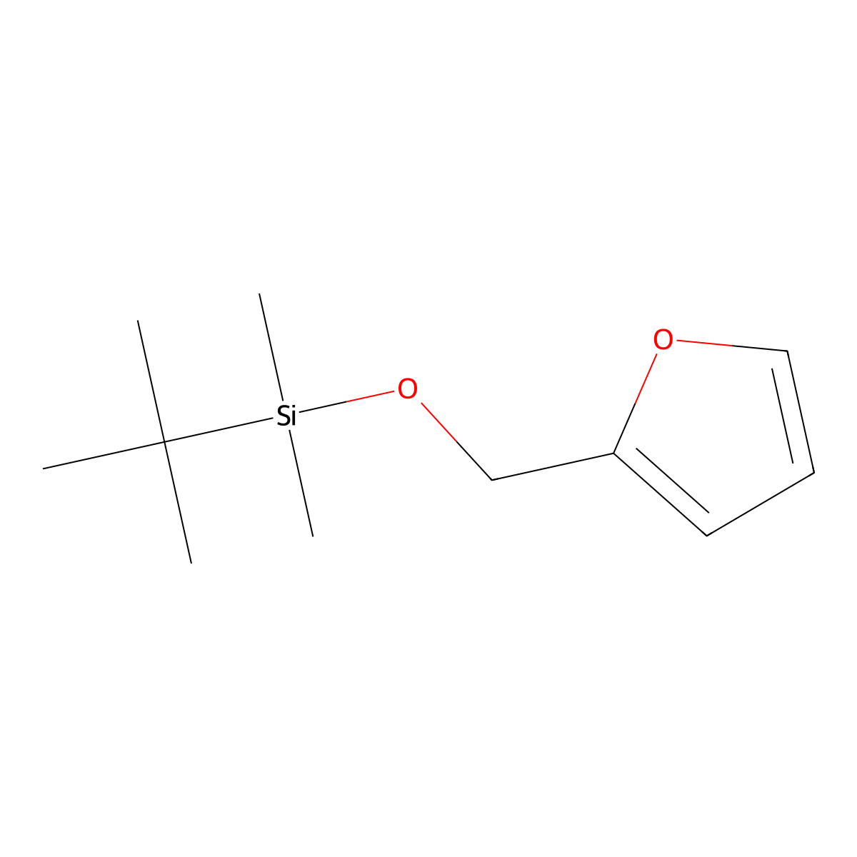 tert-Butyl[(furan-2-yl)methoxy]dimethylsilane molecular structure, CAS 121389-55-7
