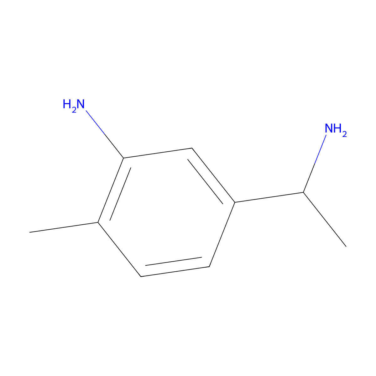 (S)-5-(1-aminoethyl)-2-methylaniline molecular structure, CAS 1213923-48-8