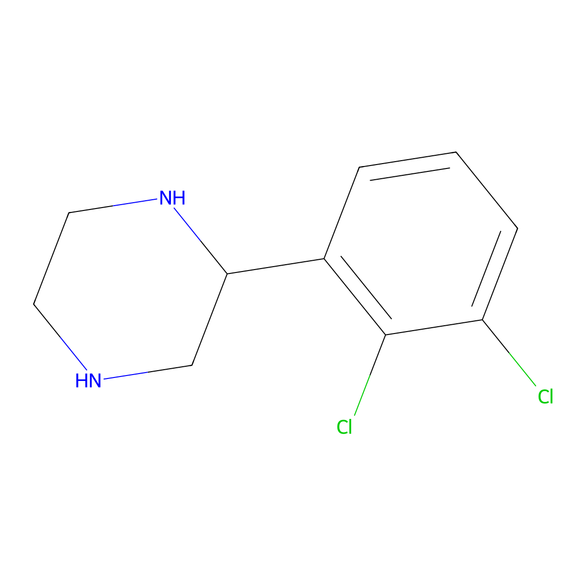 (R)-2-(2,3-Dichlorophenyl)piperazine molecular structure, CAS 1213934-82-7