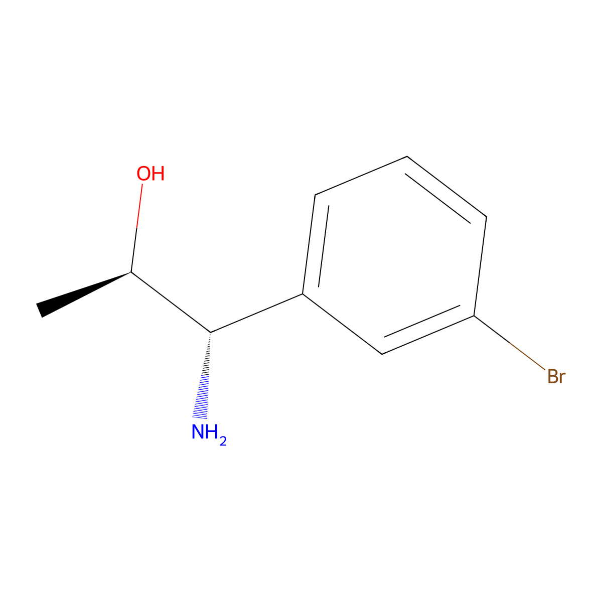 (1S,2R)-1-Amino-1-(3-bromophenyl)propan-2-OL molecular structure, CAS 1213963-58-6