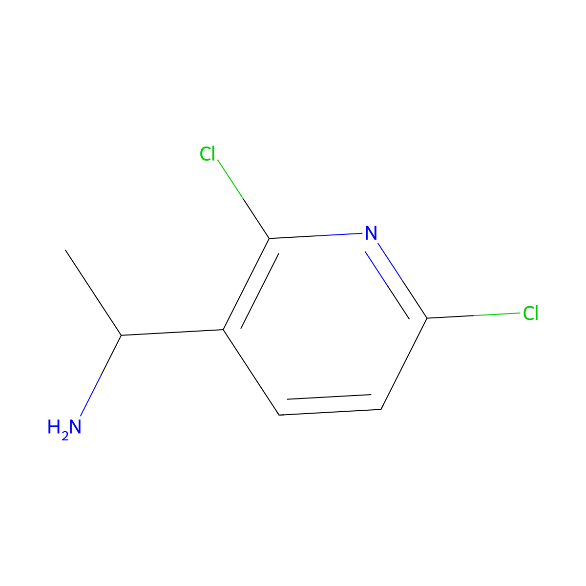 (S)-1-(2,6-Dichloropyridin-3-yl)ethanamine molecular structure, CAS 1213971-04-0