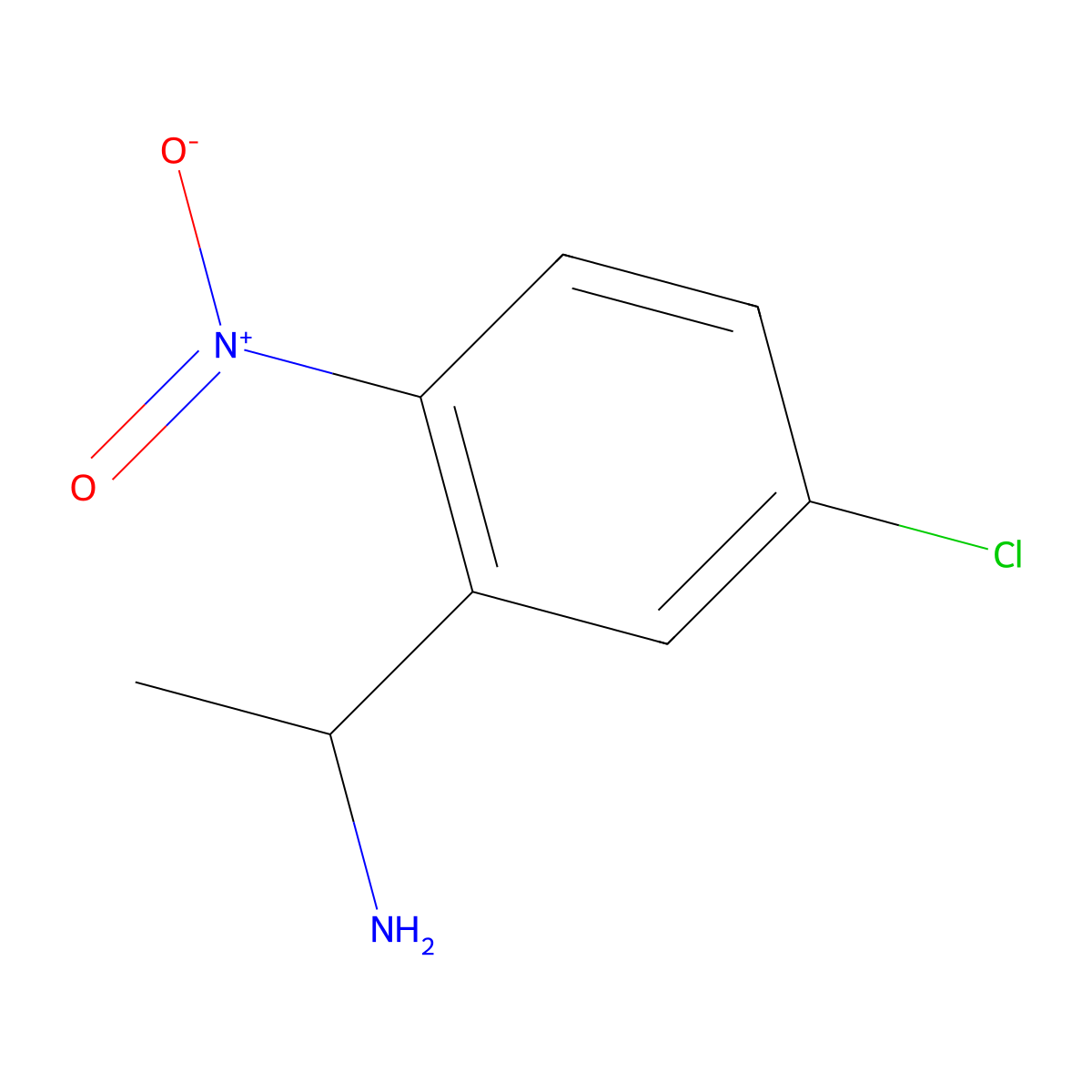 (1s)-1-(5-Chloro-2-nitrophenyl)ethan-1-amine molecular structure, CAS 1213975-13-3